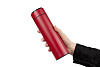 Смарт-бутылка с заменяемой батарейкой Long Therm, красная с нанесением логотипа