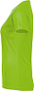 Футболка женская Sporty Women 140, зеленый неон с нанесением логотипа