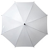 Зонт-трость Standard, белый с нанесением логотипа