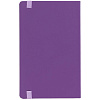 Блокнот Shall Round, фиолетовый с нанесением логотипа