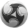 Футбольный мяч Arrow, черный с нанесением логотипа