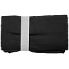 Спортивное полотенце Vigo Medium, черное с нанесением логотипа