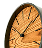 Часы настенные Largo, дуб с нанесением логотипа