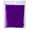 Дождевик-плащ CloudTime, фиолетовый с нанесением логотипа