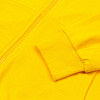 Толстовка на молнии с капюшоном Siverga 2.0, желтая с нанесением логотипа