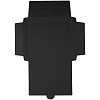 Коробка самосборная Flacky Slim, черная с нанесением логотипа