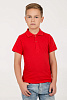Рубашка поло детская Virma Kids, красная с нанесением логотипа