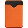 Чехол для карты на телефон Devon, оранжевый с черным с нанесением логотипа