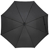 Зонт-трость с цветными спицами Color Style ver.2, синий с черной ручкой с нанесением логотипа