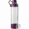 Спортивная бутылка-шейкер Mantra, фиолетовая (сливовая) с нанесением логотипа