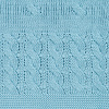 Плед Reframe, голубой с нанесением логотипа