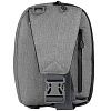 Рюкзак на одно плечо Tweed, серый с нанесением логотипа