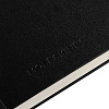 Записная книжка Moleskine Classic Soft Large, в линейку, черная с нанесением логотипа