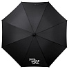 Зонт-трость «Осень хочется лета», черный с нанесением логотипа