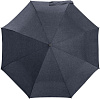 Складной зонт rainVestment, темно-синий меланж с нанесением логотипа