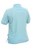 Рубашка поло женская SEMORA, голубая с нанесением логотипа
